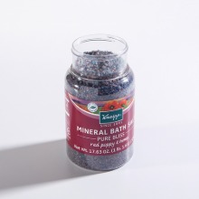 [크나이프 목욕 요법] 비건 미네랄 배쓰솔트 부드러운 양귀비꽃향 500g(퓨어블리스)